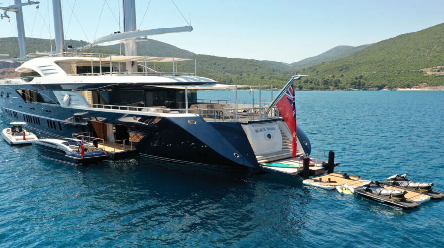 Black Pearl yacht charter French Riviera 15